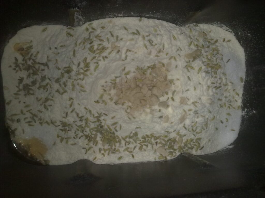 pane carote semi finocchio