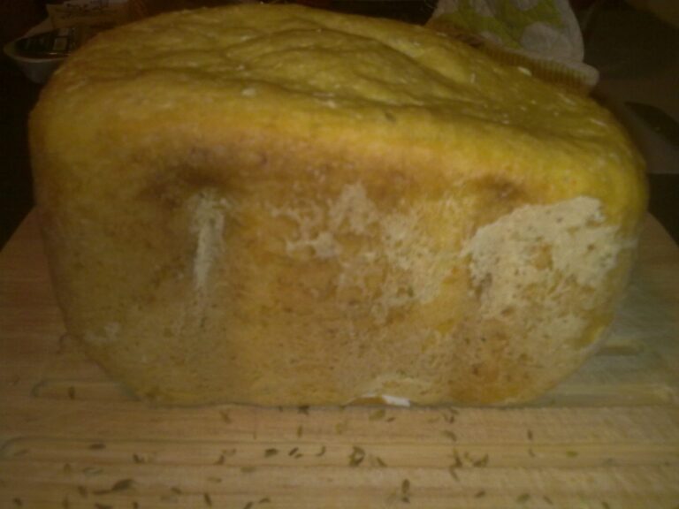 Pane alla carota e semi di finocchio