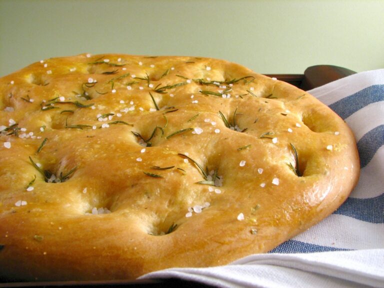 Focaccia con la macchina del pane