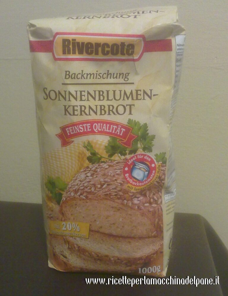Pane con miscela pronta LIDL – Sonnenblumenkernbrot