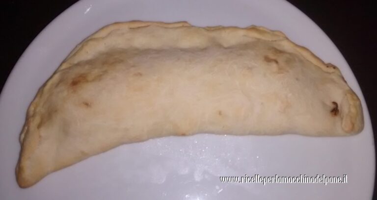 Calzone con la macchina del pane