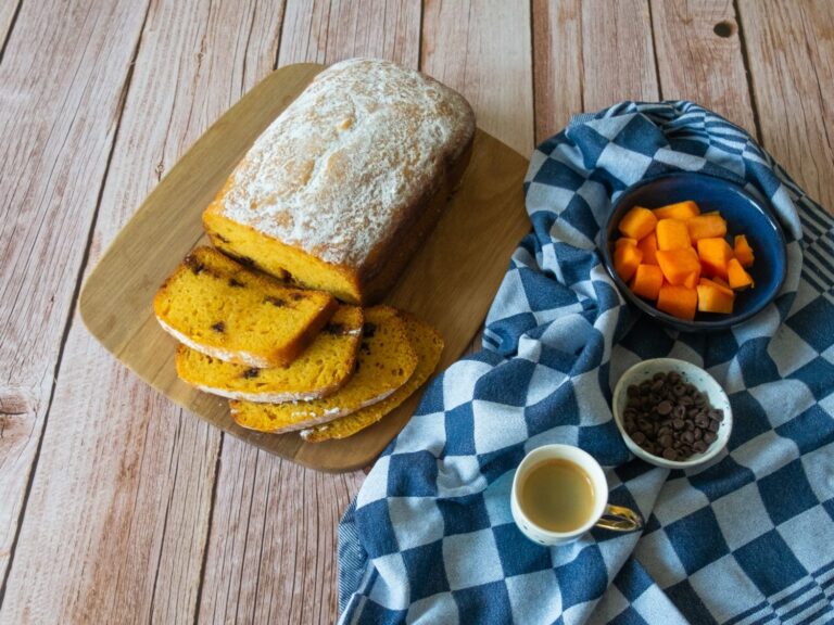 Plumcake alla zucca con gocce di cioccolato
